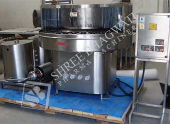 AAutomatic Rotary Bottle Washing Machine Model No. SBRW - 100 GMP Model